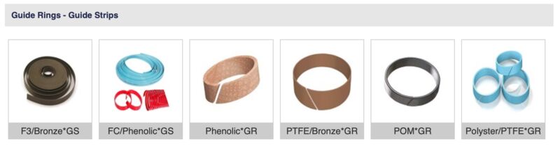 FITCO guide rings and strips